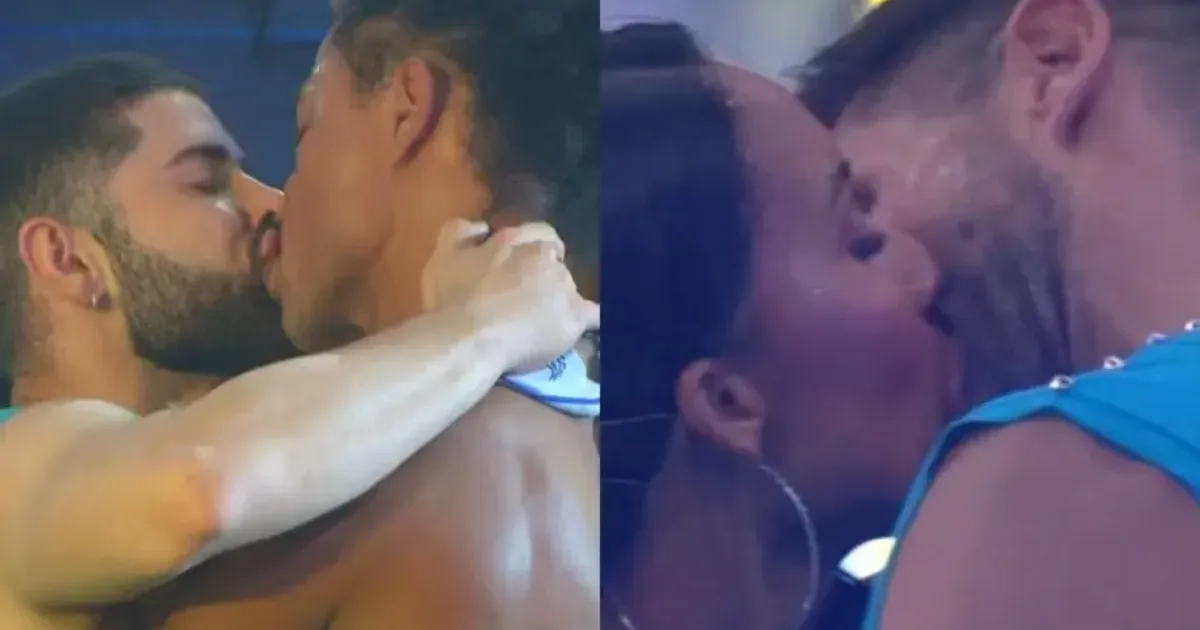 Primeiro beijo do BBB26 causa impacto e deixa a casa em choque